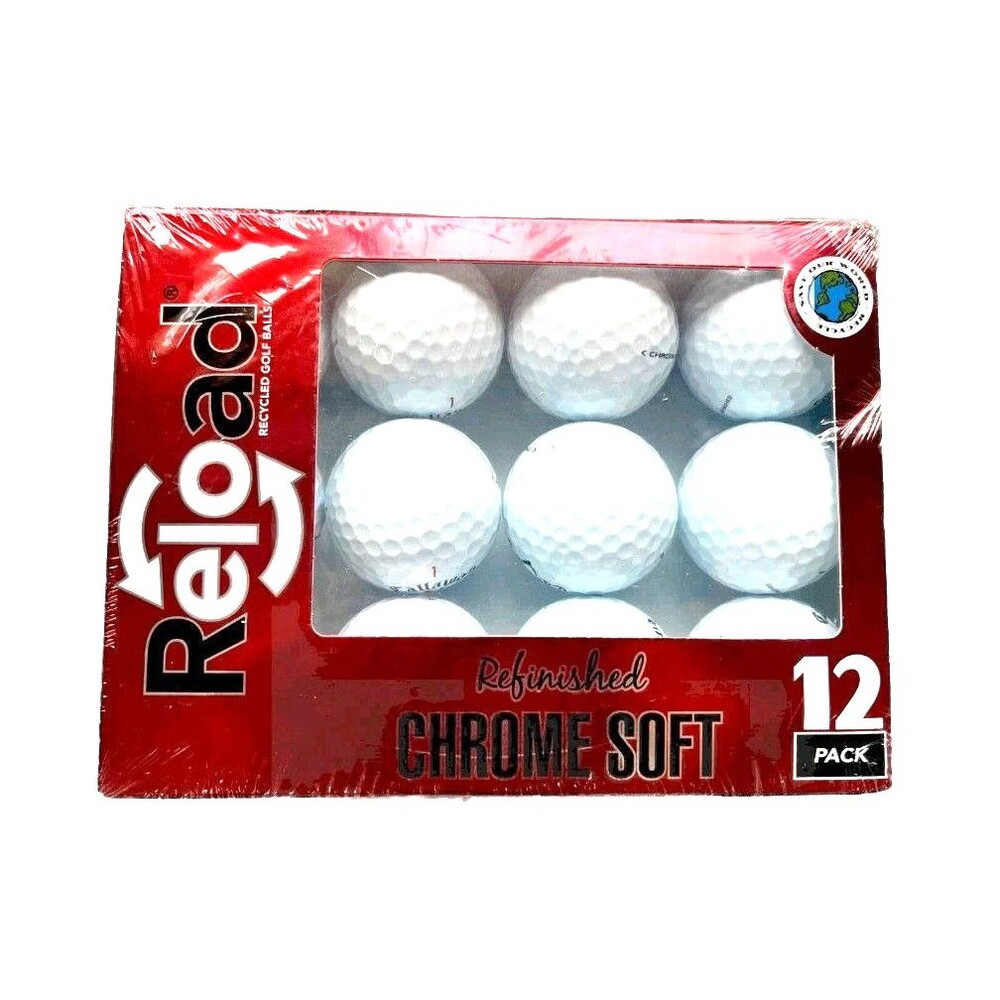 Reload Titleist PROV 1 Factory Refinished Recycled Golf Balls Pack of 12 PG Golf